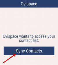 Ovispace Sync Contact List
